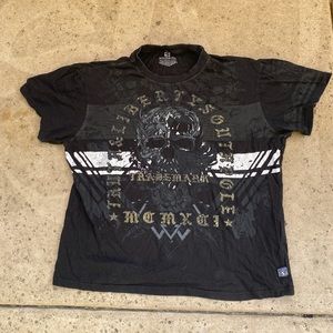 Southpole 1991 Short Sleeve Red Graphic T-Shirt Trust Liberty Southpole M Men's